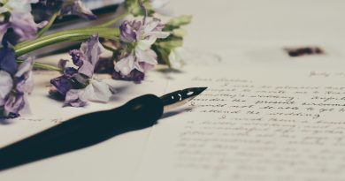 purple flowers on paper