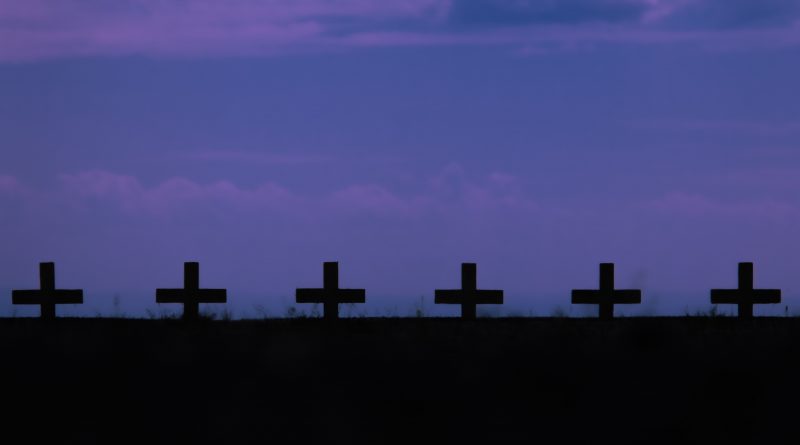 silhouette of cross