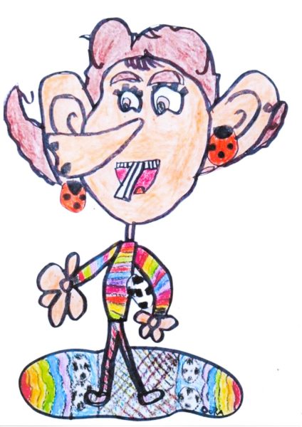 Dora Perošević: Karikatura Dore Perošević